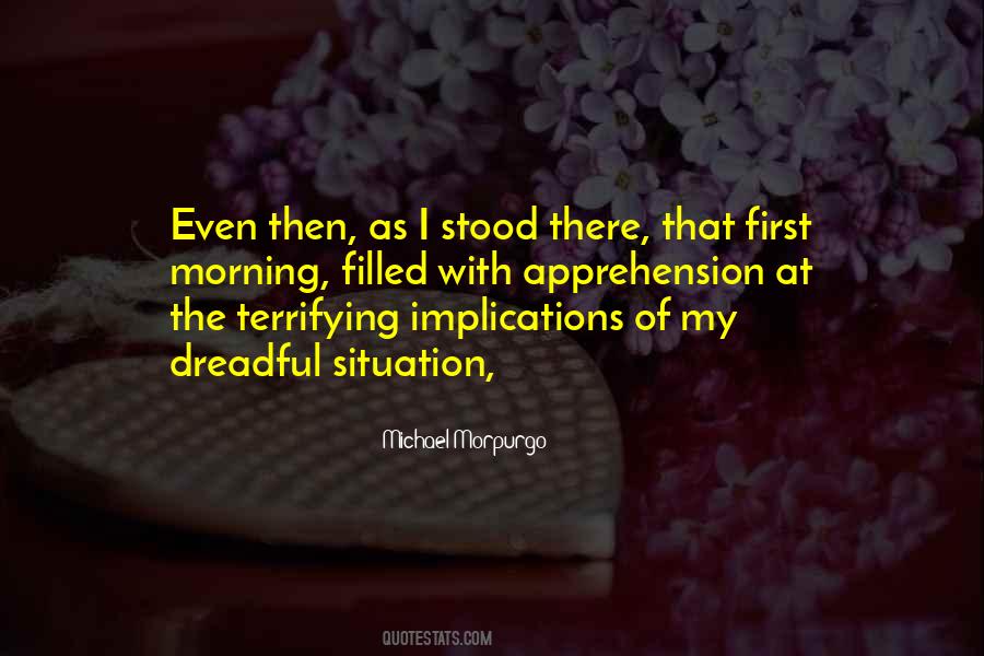 First Morning Quotes #469702