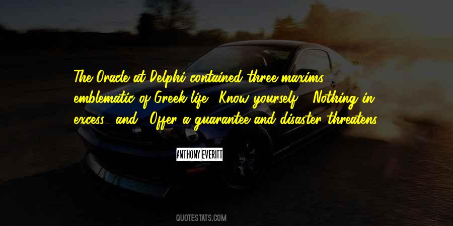 Nothing In Excess Quotes #797581