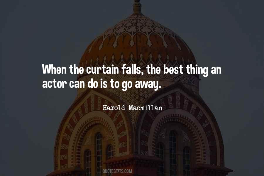 Curtain Falls Quotes #146539