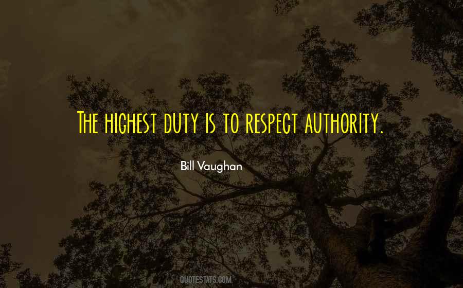 Respect Authority Quotes #1014513