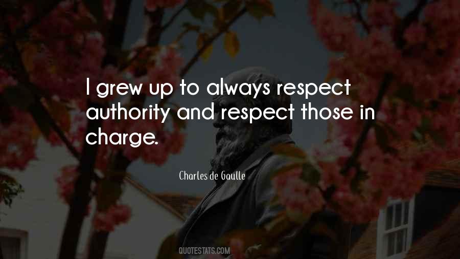 Respect Authority Quotes #1688220