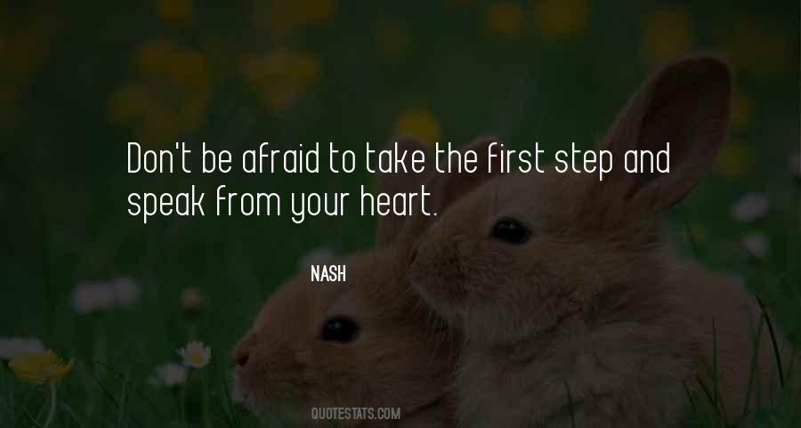 First Step Love Quotes #1471929