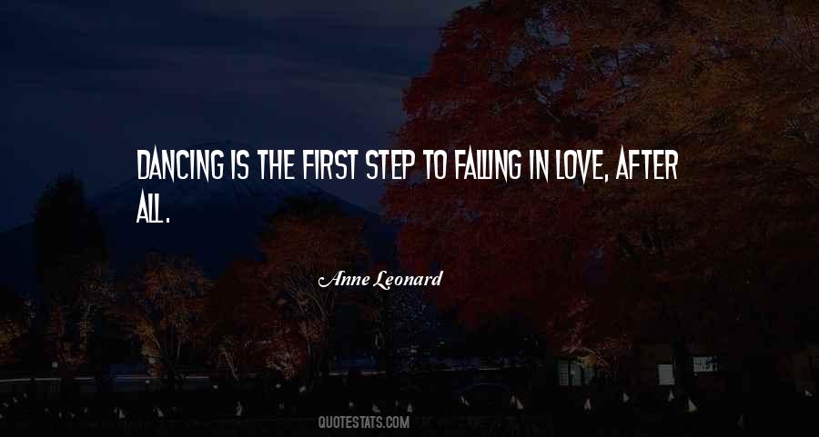 First Step Love Quotes #39689