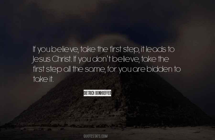 First Step Quotes #1187992