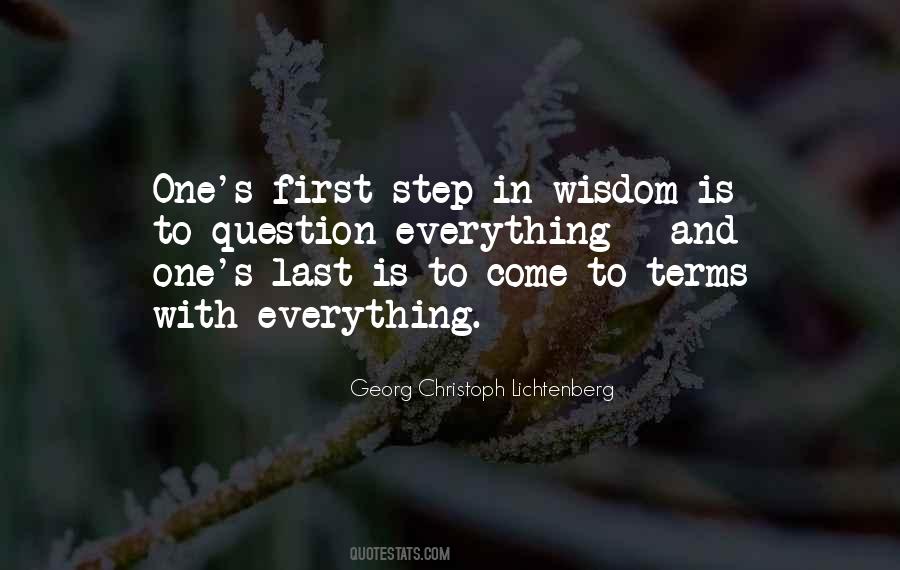 First Step Quotes #1210490