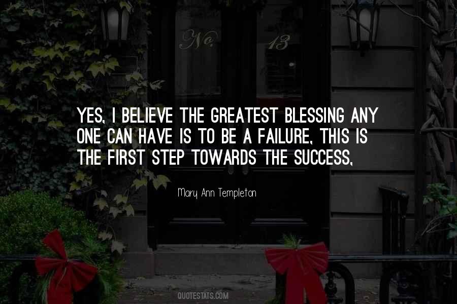 First Step Towards Success Quotes #525664