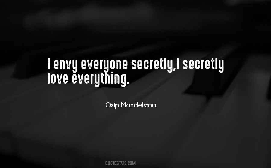 Secretly Love Quotes #1749451