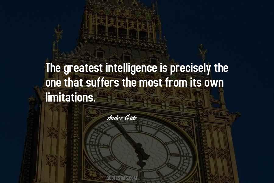 Intelligence Is Quotes #1331080