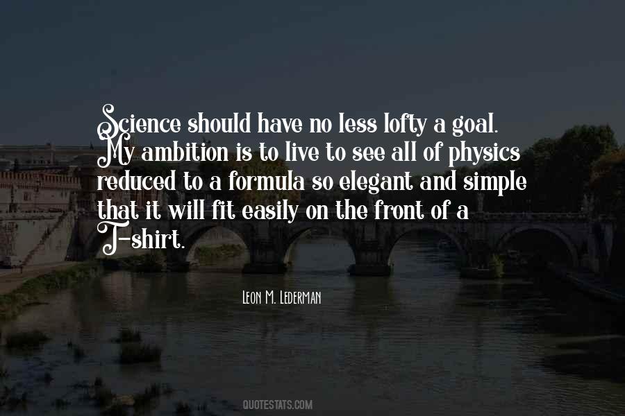 A Simple Goal Quotes #1565481
