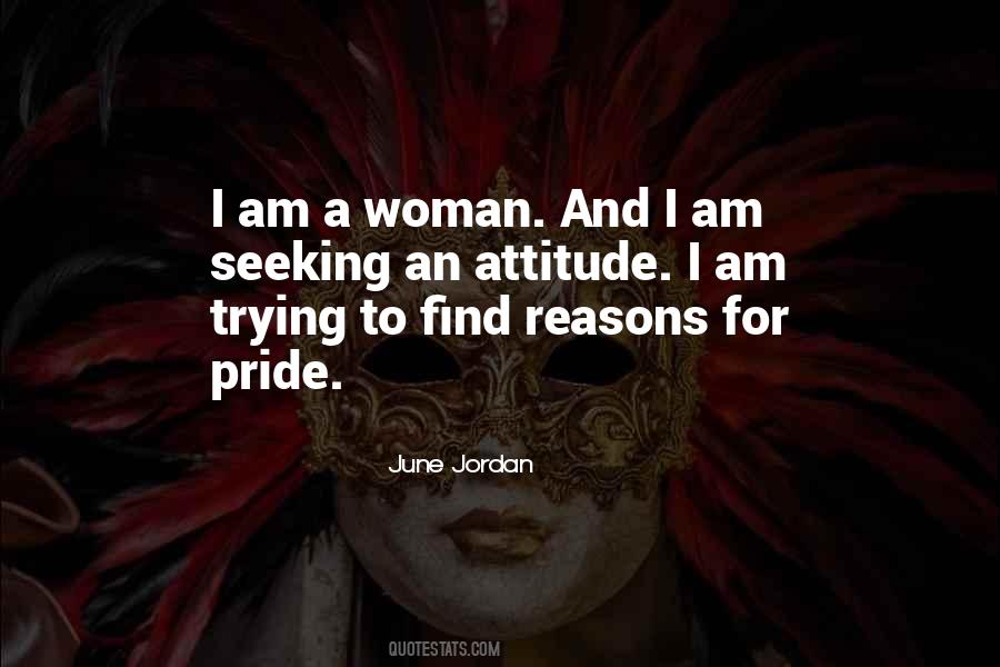 Attitude Woman Quotes #1076579
