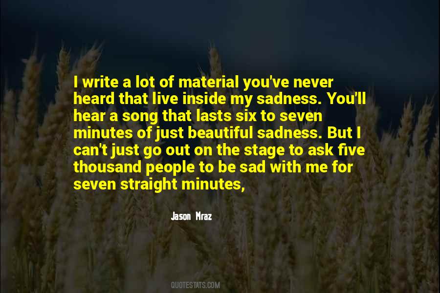 Sadness Inside Quotes #1179666