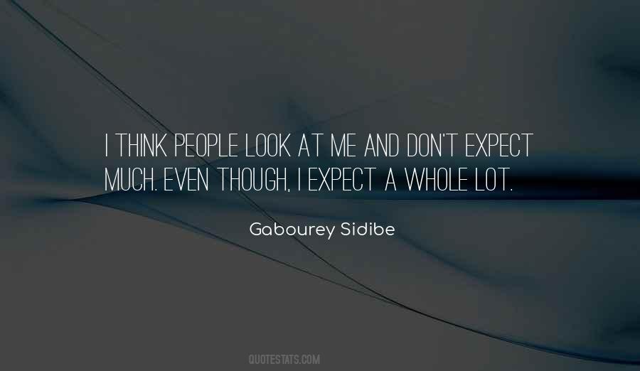 I Expect Quotes #1123895