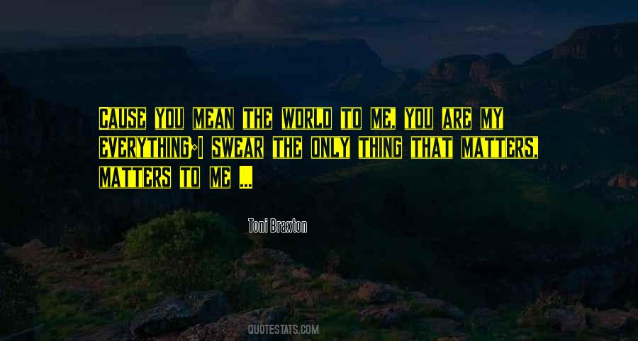 You Are Everything To Me Quotes #345013