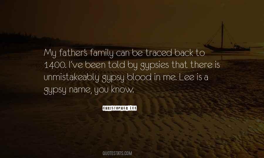 Blood Is Family Quotes #1600607