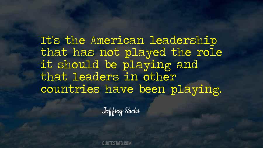 American Leader Quotes #1355992