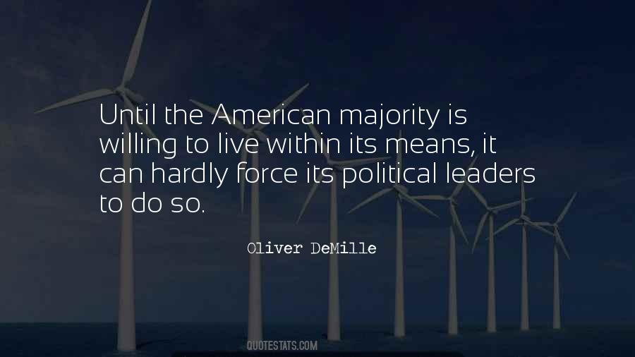 American Leader Quotes #360303