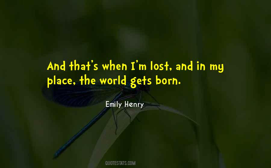 Lost In Place Quotes #1510261