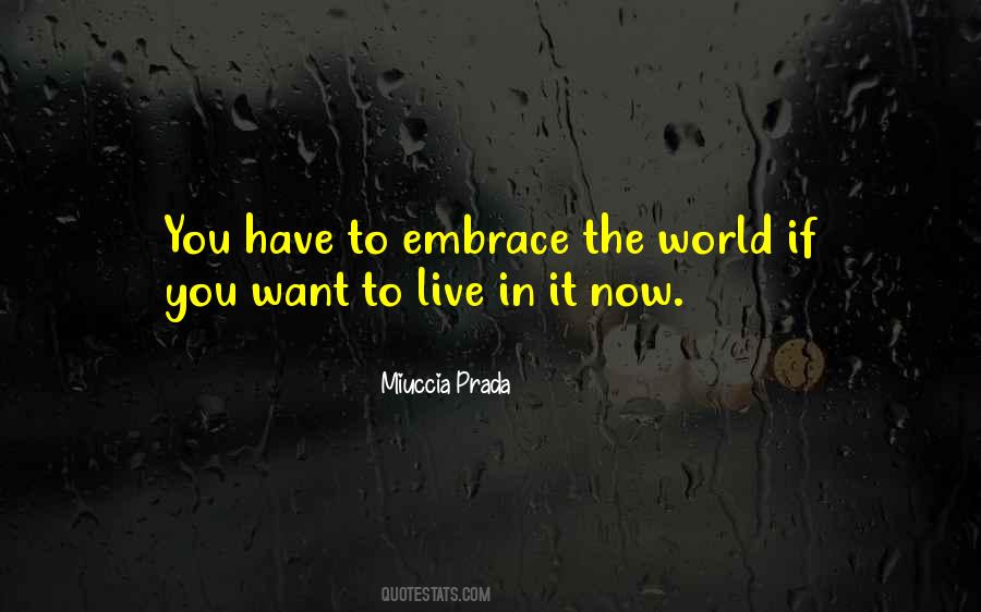 Embrace Now Quotes #1240842