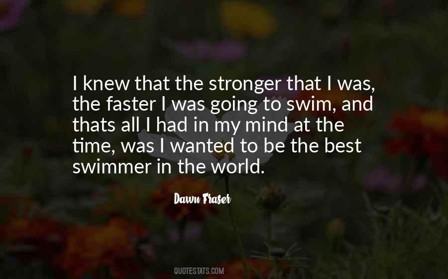 Swim Time Quotes #737025