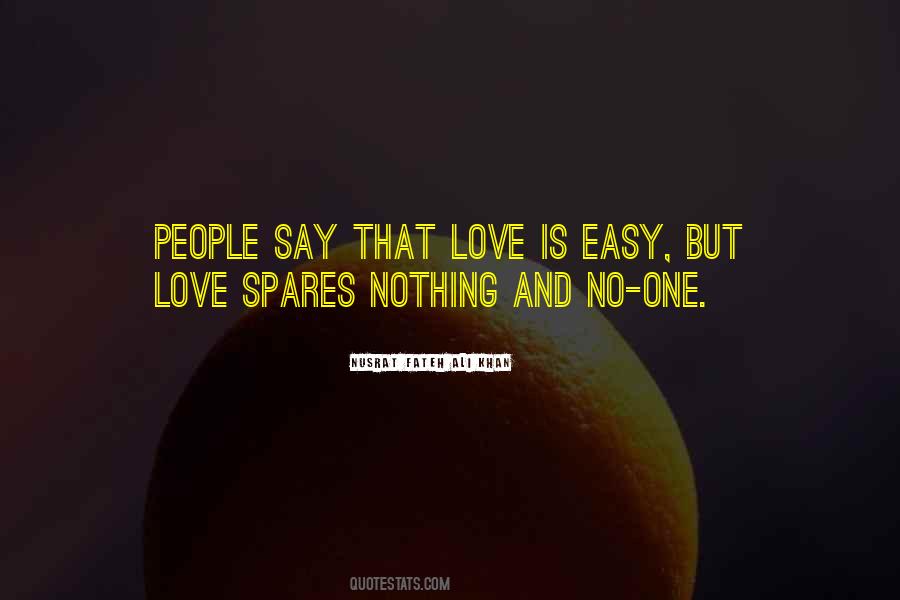 Love Is Easy Quotes #1724067