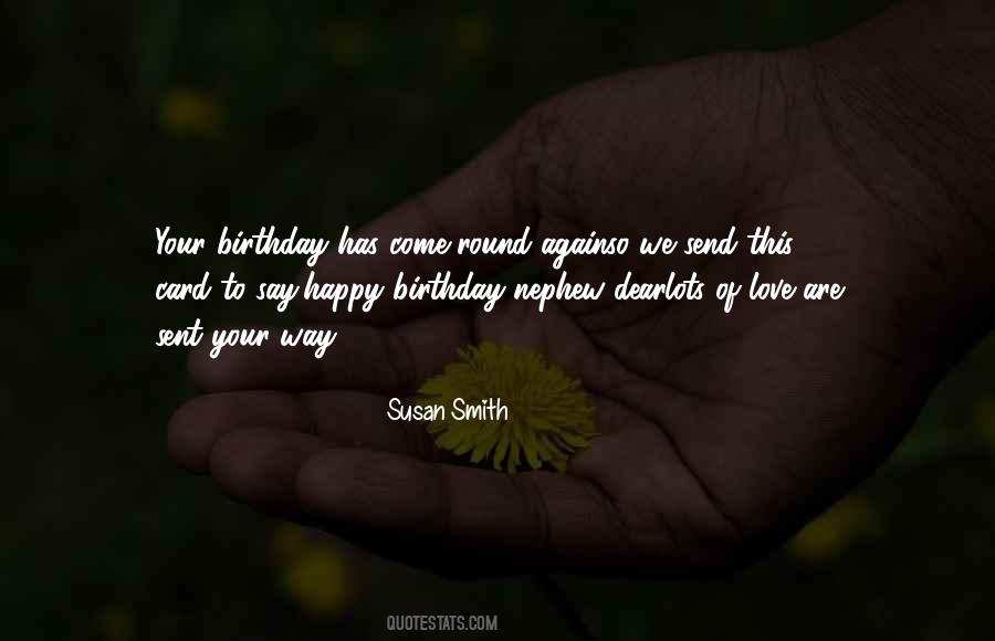 Birthday Nephew Quotes #1122156