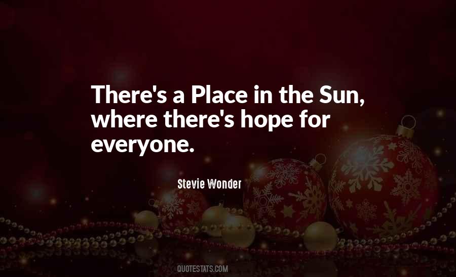 A Place In The Sun Quotes #726535