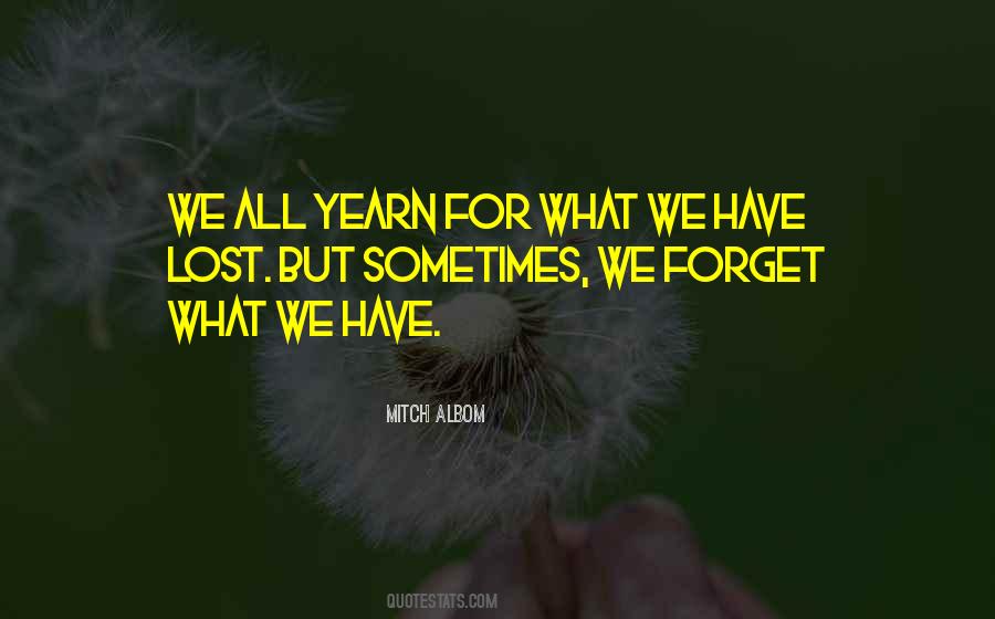 What We Lost Quotes #856310
