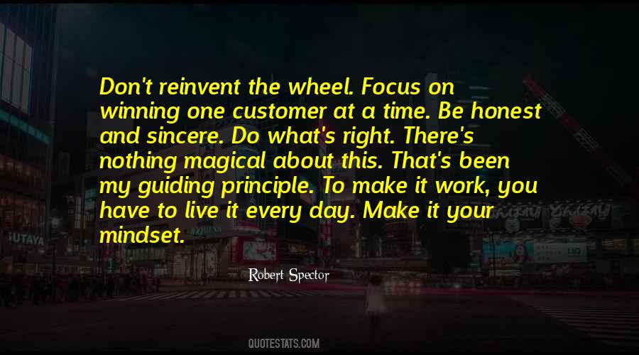 Focus On The Customer Quotes #480955