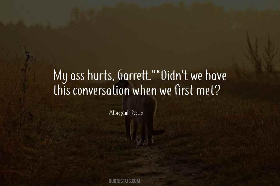 First We Met Quotes #135307