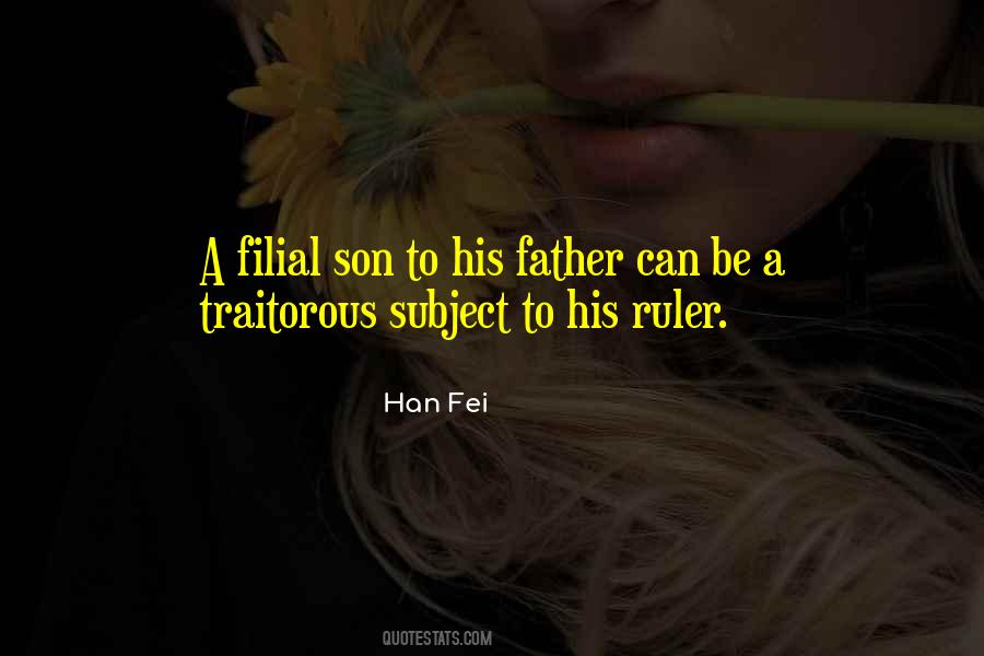 Son To His Father Quotes #1091823