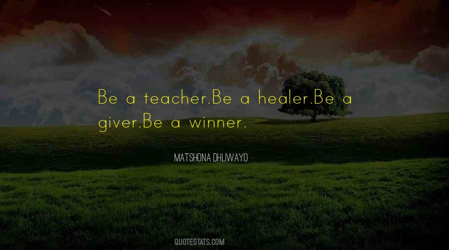 Be A Winner Quotes #106064