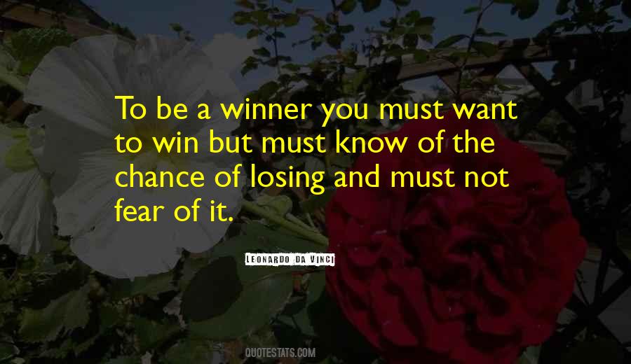 Be A Winner Quotes #1383772