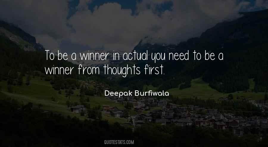 Be A Winner Quotes #549139