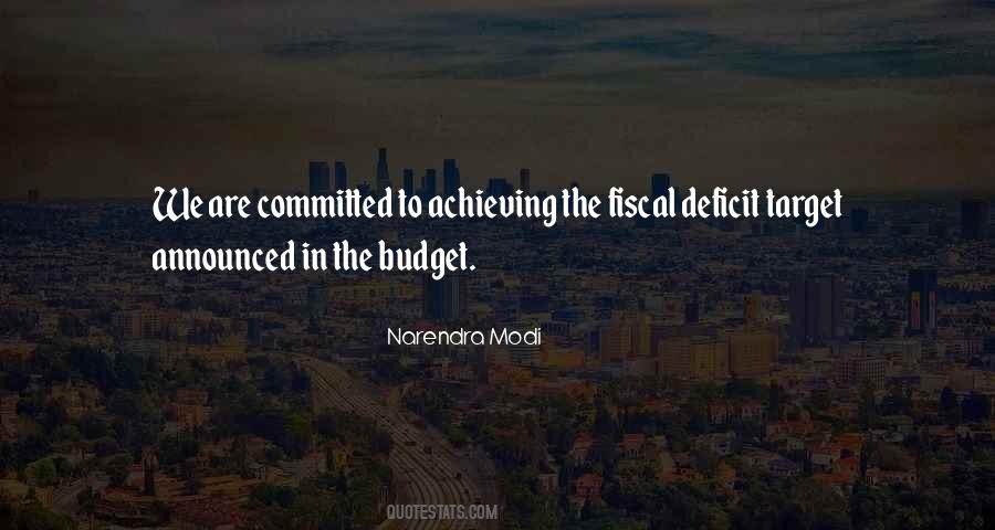 Fiscal Deficit Quotes #515197