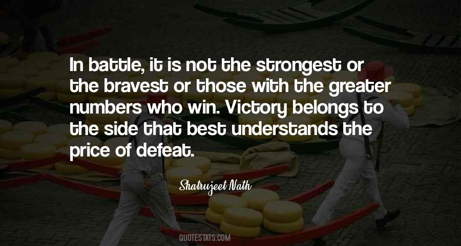 Quotes About The Price Of Victory #148193