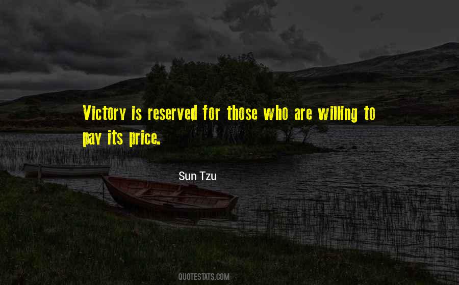 Quotes About The Price Of Victory #211328