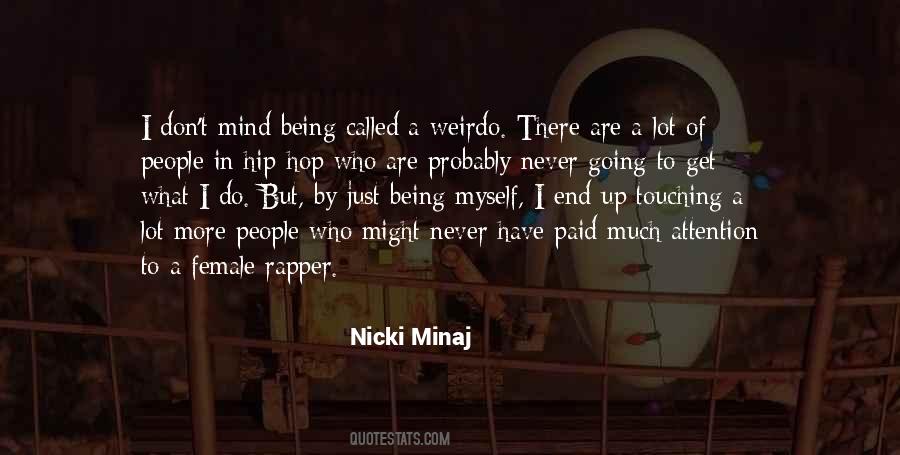 Female Hip Hop Quotes #1707557