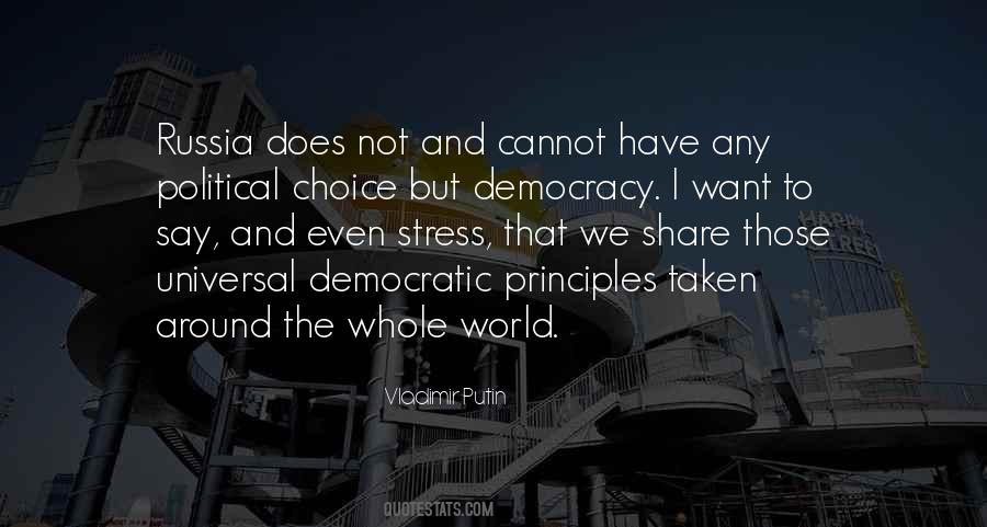 Political Choice Quotes #1206490