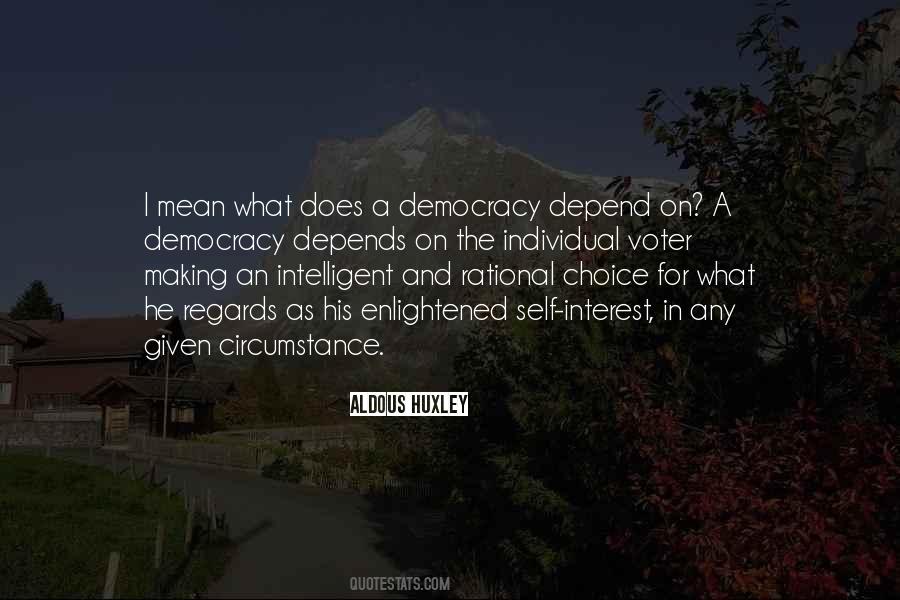 Political Choice Quotes #1339830