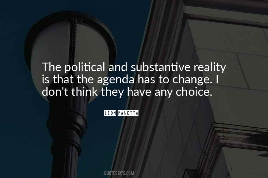 Political Choice Quotes #1744508