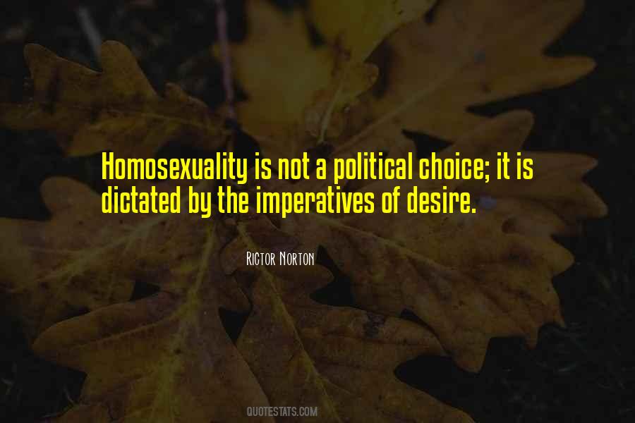 Political Choice Quotes #30597