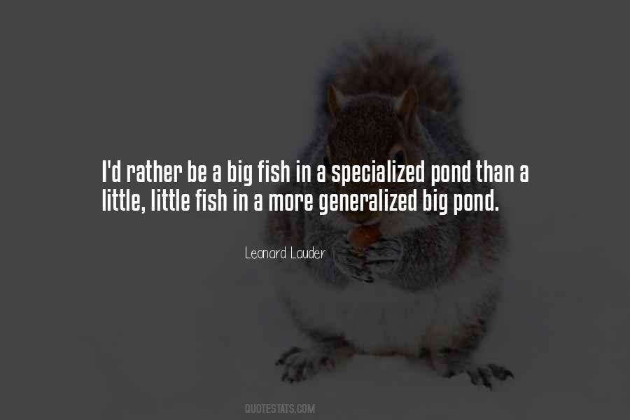 Fish Pond Quotes #505427