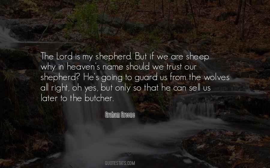 God Is Our Shepherd Quotes #1515485