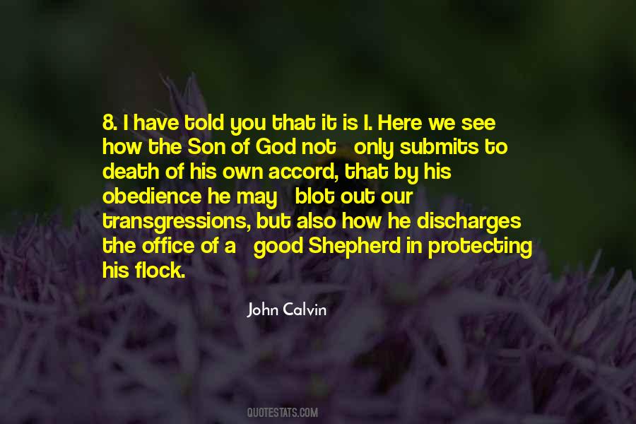 God Is Our Shepherd Quotes #1648722