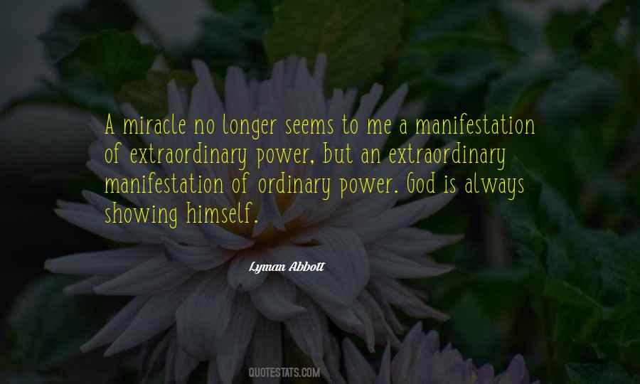 Power Of Manifestation Quotes #1689111
