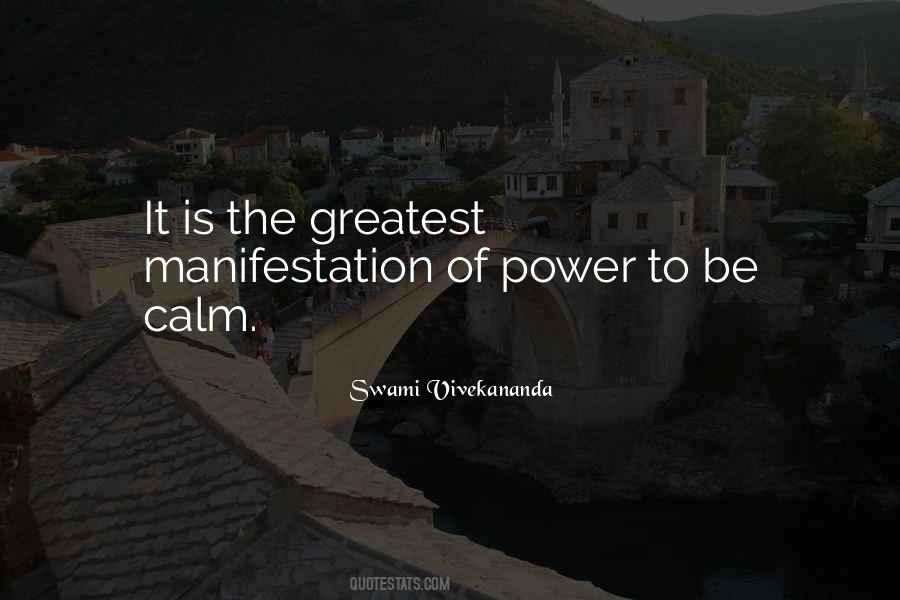 Power Of Manifestation Quotes #725050