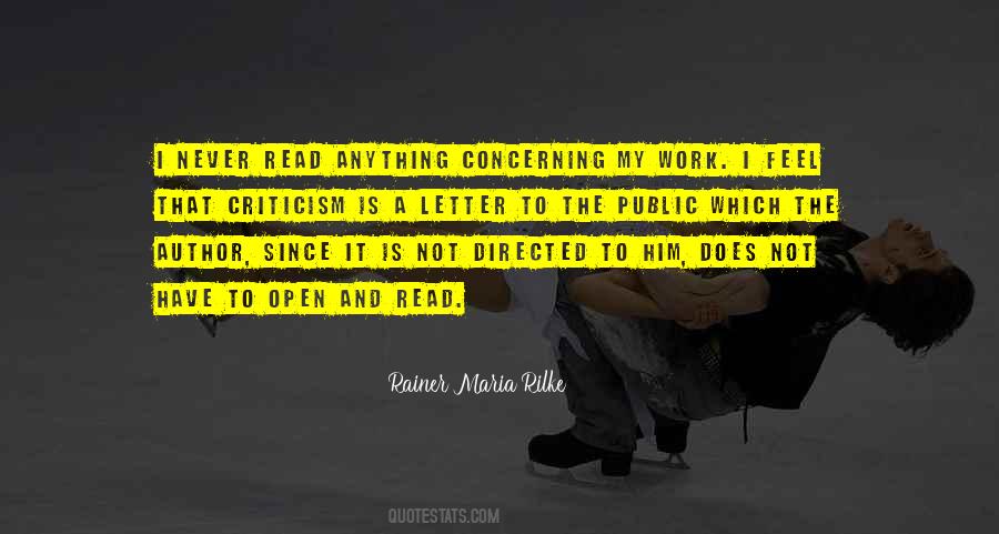 Open To Criticism Quotes #190089