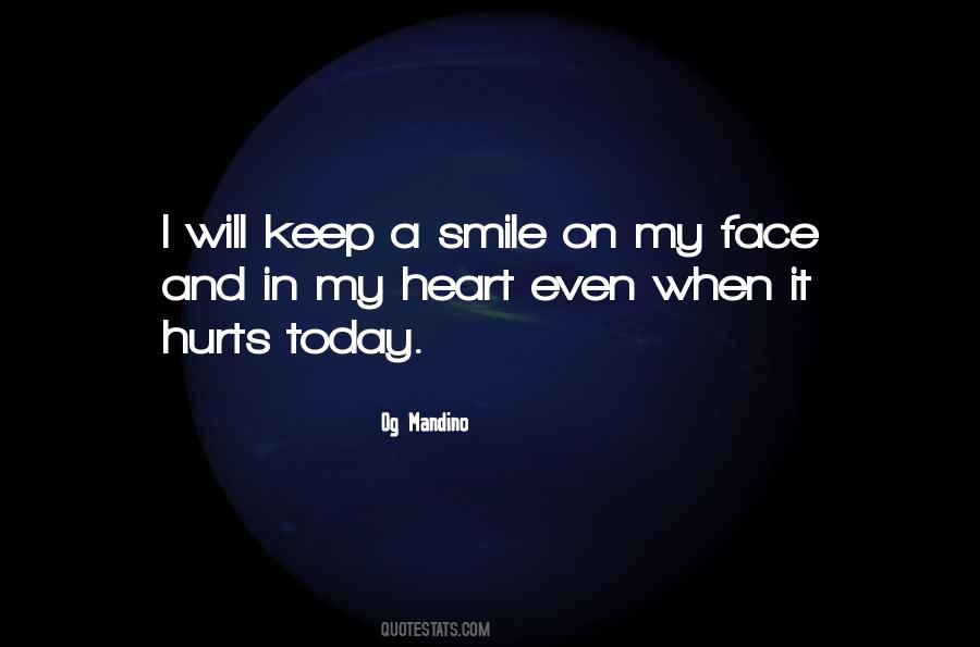 Smile Hurts Quotes #1752254