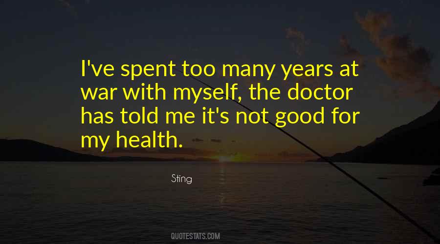 War With Myself Quotes #542631