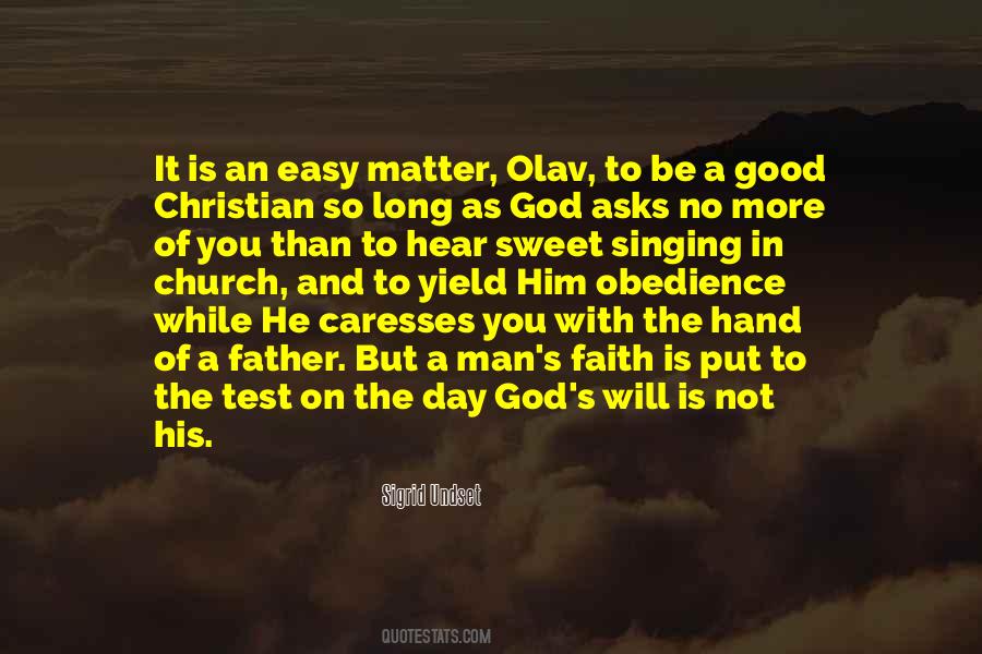 God Will Test You Quotes #1801332